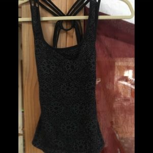 Black Buddhaful xs open back tank